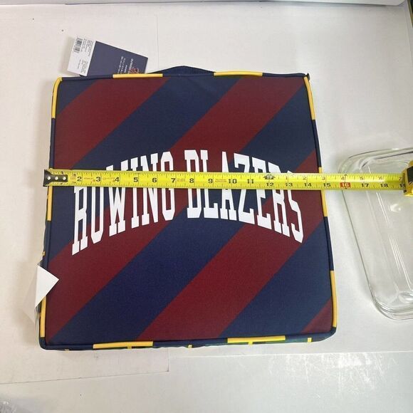 Rowing Blazer x Target Seat Cushion Rugby Striped Stadium Bleachers 15”x2”x15” - Picture 3 of 13